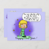 Cartes postales "le petit prince " (Devant / Derrière)