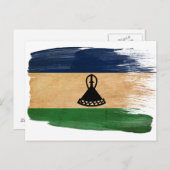 Cartes postales Lesotho Flag (Devant / Derrière)