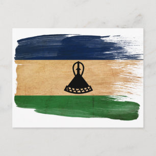 Cartes postales Lesotho Flag
