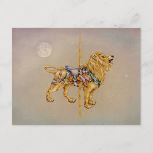 Cartes postales - Lion de carrousel