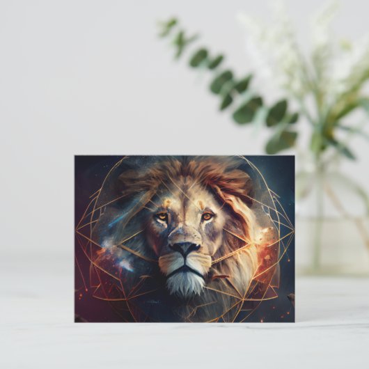 Cartes Postales Lion Zodiac (Debout devant)