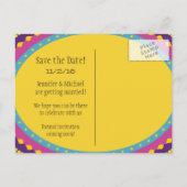 Cartes postales "Los Novios" pour annoncer la date (Dos)