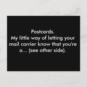 Cartes postales. Ma petite façon de laisser ton co