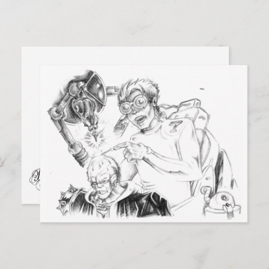 Cartes postales Mad Skillustrator (Devant / Derrière)