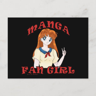 Cartes postales Manga Fan Girl