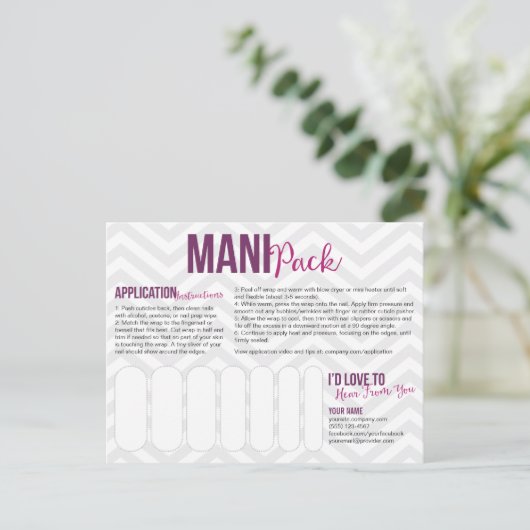 Cartes postales Mani Pack (Debout devant)