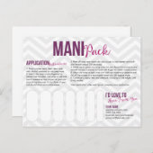 Cartes postales Mani Pack (Devant / Derrière)