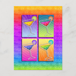 Cartes postales - Margaritas Pop Art