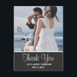 Cartes postales Mariage Merci<br><div class="desc">Si vous voulez des couleurs personnalisées ou de l'aide pour créer votre design,  n'hésitez pas à me contacter à cleangreendesignszazzle@gmail.com . J'ai hâte de vous entendre !</div>