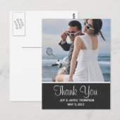 Cartes postales Mariage Merci (Devant / Derrière)