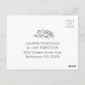 Cartes postales Mariages RSVP (Dos)