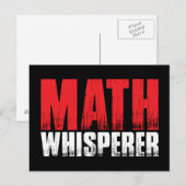 Cartes postales Math Whisperer (Devant / Derrière)