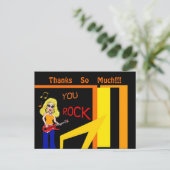 Cartes postales Merci (Debout devant)