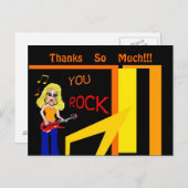 Cartes postales Merci (Devant / Derrière)