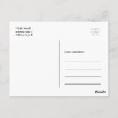 Cartes postales Merci bébé (Dos)