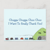 Cartes postales Merci Choo Choo (Devant)