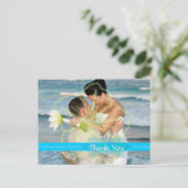 Cartes postales Merci mariage insérez vos photos (Debout devant)