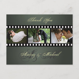 Cartes postales Merci mariage insérez vos photos