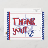 Cartes postales Merci nautiques (Devant / Derrière)