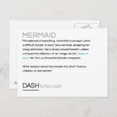 Cartes postales Mermaid (Devant / Derrière)