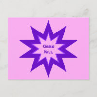 Cartes postales meurtres par armes violettes et ro