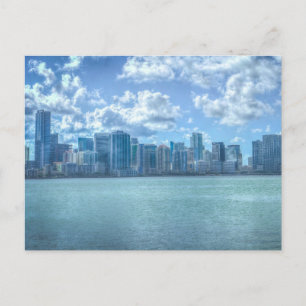 CARTES POSTALES MIAMI FLORIDA CITYSCAPE SKYLINE
