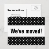 Cartes postales mignonnes de déménagement avec des (Devant / Derrière)