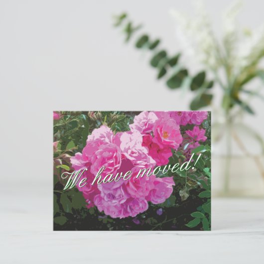 Cartes postales mignonnes en mouvement avec fleurs (Debout devant)