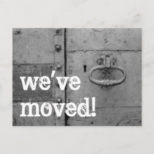 Cartes postales mobiles avec bouton de porte et tr