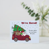 Cartes postales mobiles de faire-part de Noël (Debout devant)