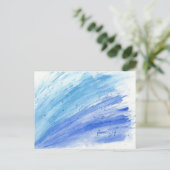 Cartes postales modernes à éclaboussure couleur ea (Debout devant)