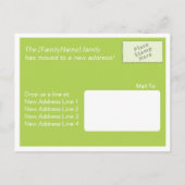 Cartes postales modernes à rayures pour changement (Dos)