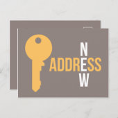 Cartes postales modernes de déplacement de clé (Devant / Derrière)