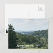 Cartes postales Morgantown WV Photo Mountains (Devant / Derrière)