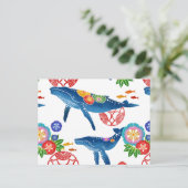 cartes postales motifs de style bingata okinawan (Debout devant)