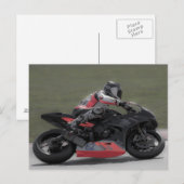 Cartes postales moto de course (Devant / Derrière)