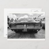 Cartes postales "Mustang classique" (Devant / Derrière)