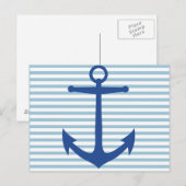 Cartes postales Nautique Blanches et Ancres person (Devant / Derrière)