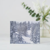 Cartes postales neige (Debout devant)