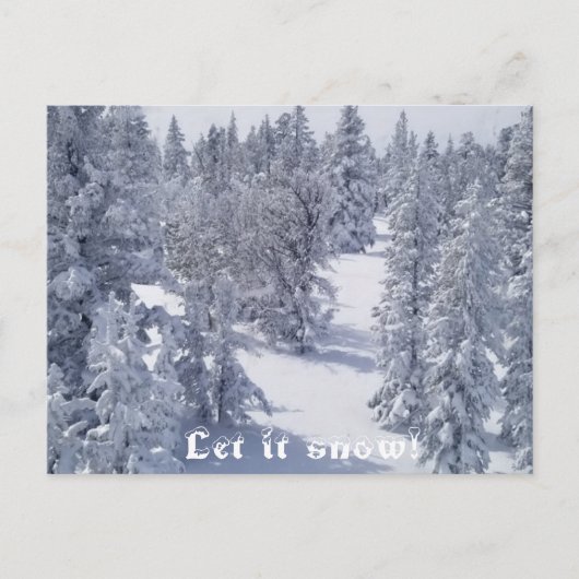 Cartes postales neige (Devant)