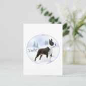 Cartes postales Noel Boston Terrier (Debout devant)