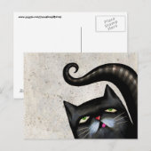 CARTES postales NOIRES ART CUTE (Devant / Derrière)