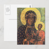 Cartes postales Notre-Dame de Czestochowa (Devant / Derrière)