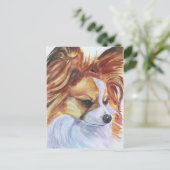 Cartes postales Papillon Dog (Debout devant)