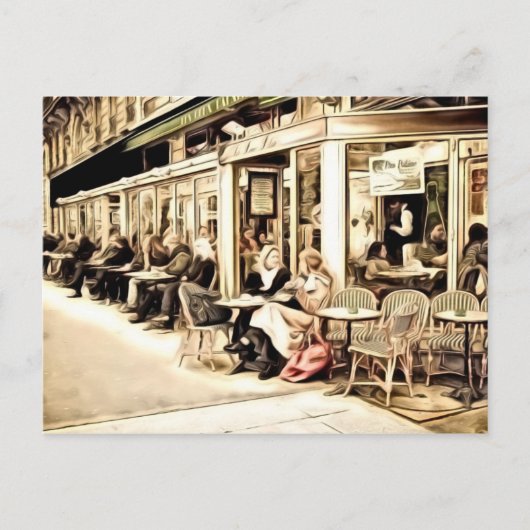 Cartes postales Paris - Scène de rue (Devant)