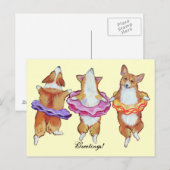 Cartes postales Pembroke Welsh Corgi (Devant / Derrière)