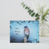 Cartes postales personnalisables enchantées de Blu (Debout devant)