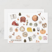 Cartes postales personnalisées automne confortable (Devant / Derrière)