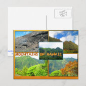 CARTES POSTALES PERSONNALISÉES - COLLAGE HAWAII# 2 (Devant / Derrière)