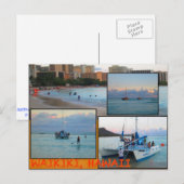 CARTES POSTALES PERSONNALISÉES - COLLAGE HAWAII# 2 (Devant / Derrière)